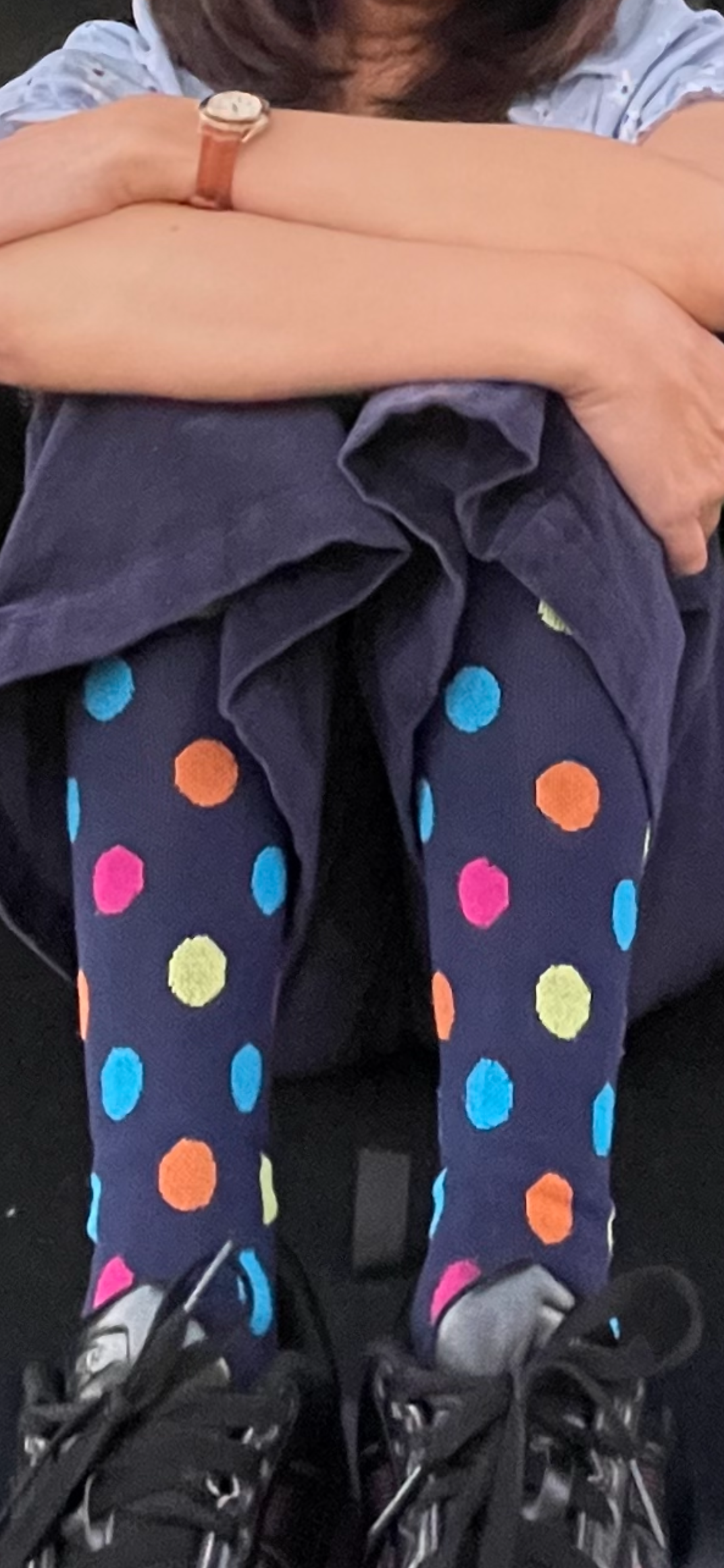 Hearts & Dots Socks <br>Compression Socks Unisex 3 PAIR